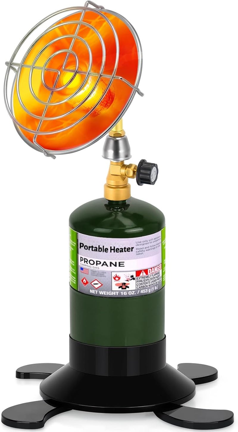 GasCalorix Portable Propane Heater for Camping, Outdoor Gas Space Patio Garage Heater, Upgraded High Heat Output Heaters Foldable Tank Holder for Winter Tent Hiking Fishing Hunting - Image 1